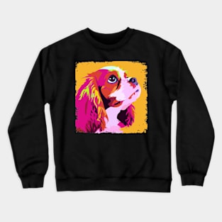 Cavalier King Charles Spaniel Pop Art - Dog Lover Gifts Crewneck Sweatshirt